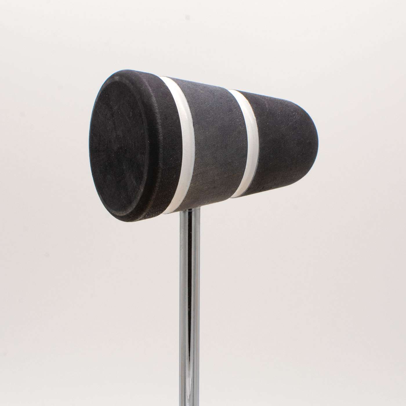 Standard, Black/Silver/Black with White Stripes